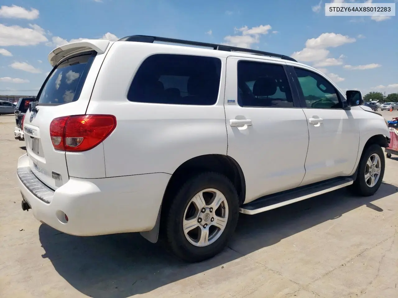 2008 Toyota Sequoia Sr5 VIN: 5TDZY64AX8S012283 Lot: 56220265