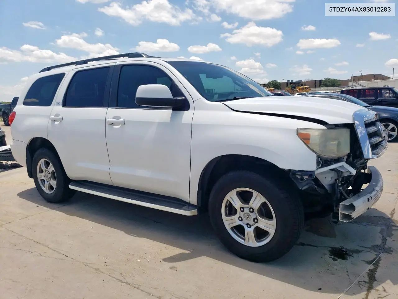 2008 Toyota Sequoia Sr5 VIN: 5TDZY64AX8S012283 Lot: 56220265