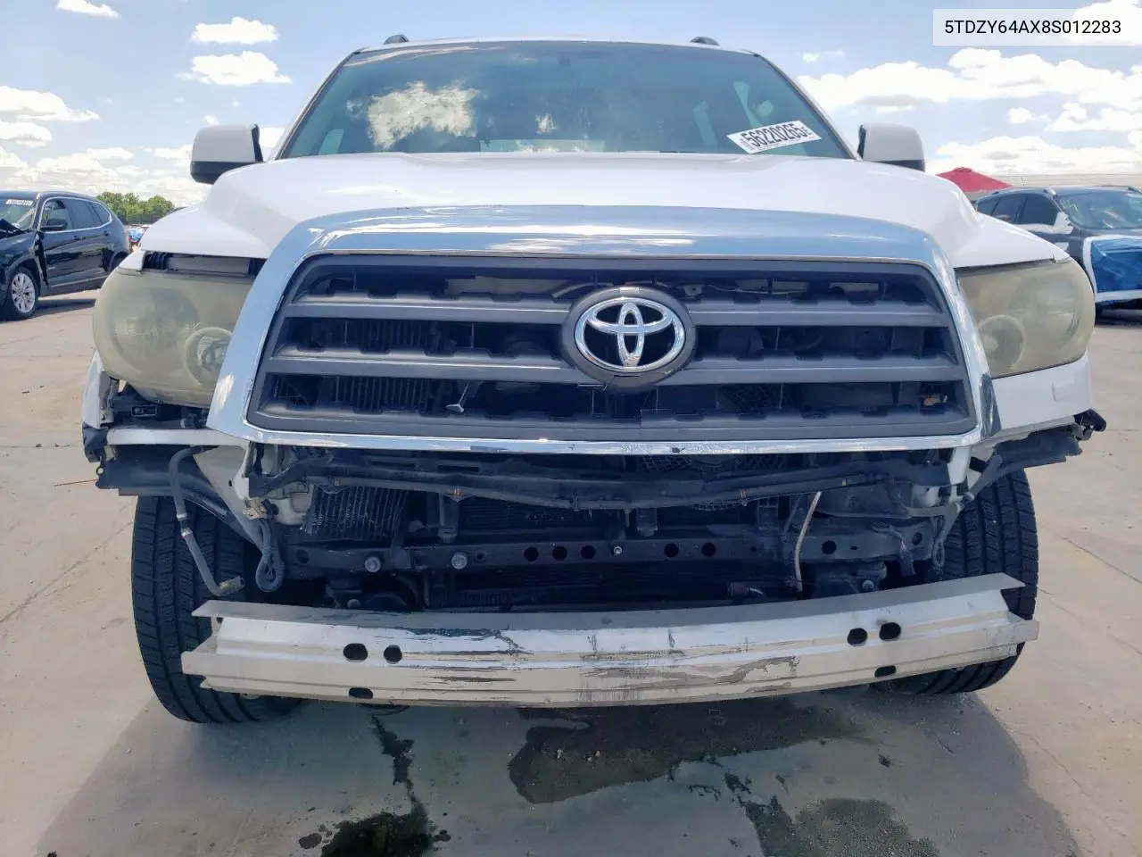 2008 Toyota Sequoia Sr5 VIN: 5TDZY64AX8S012283 Lot: 56220265