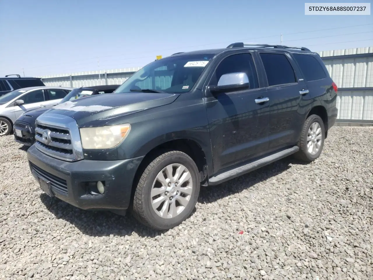 2008 Toyota Sequoia Limited VIN: 5TDZY68A88S007237 Lot: 56426775