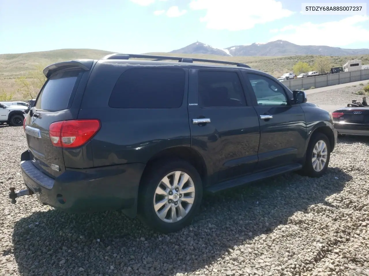 2008 Toyota Sequoia Limited VIN: 5TDZY68A88S007237 Lot: 56426775