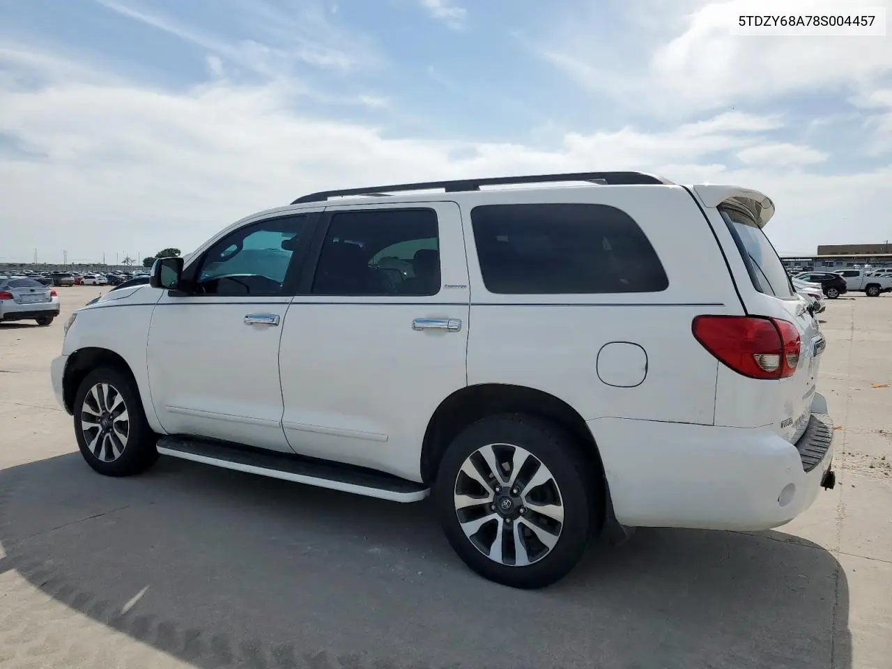 2008 Toyota Sequoia Limited VIN: 5TDZY68A78S004457 Lot: 57085525