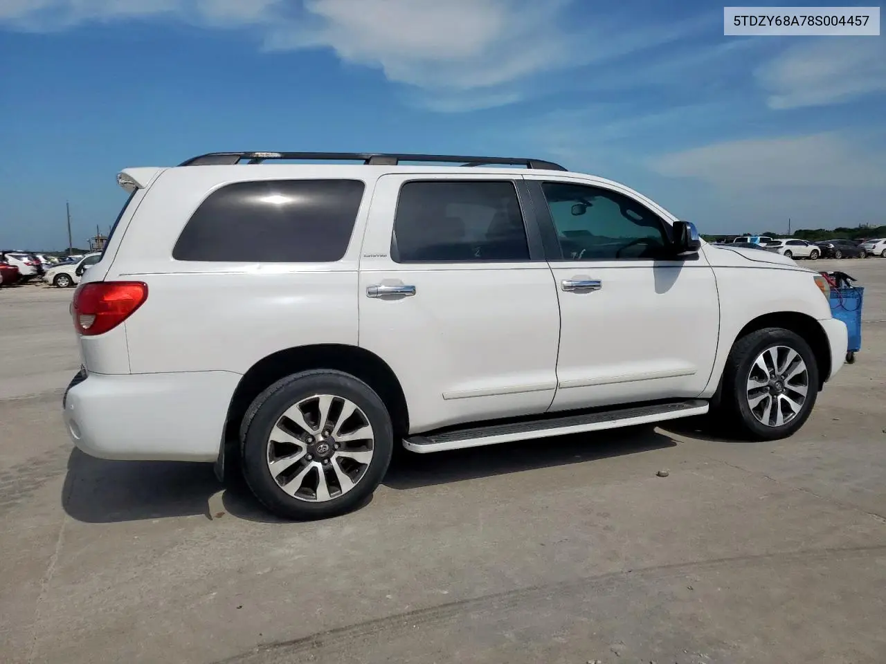 2008 Toyota Sequoia Limited VIN: 5TDZY68A78S004457 Lot: 57085525