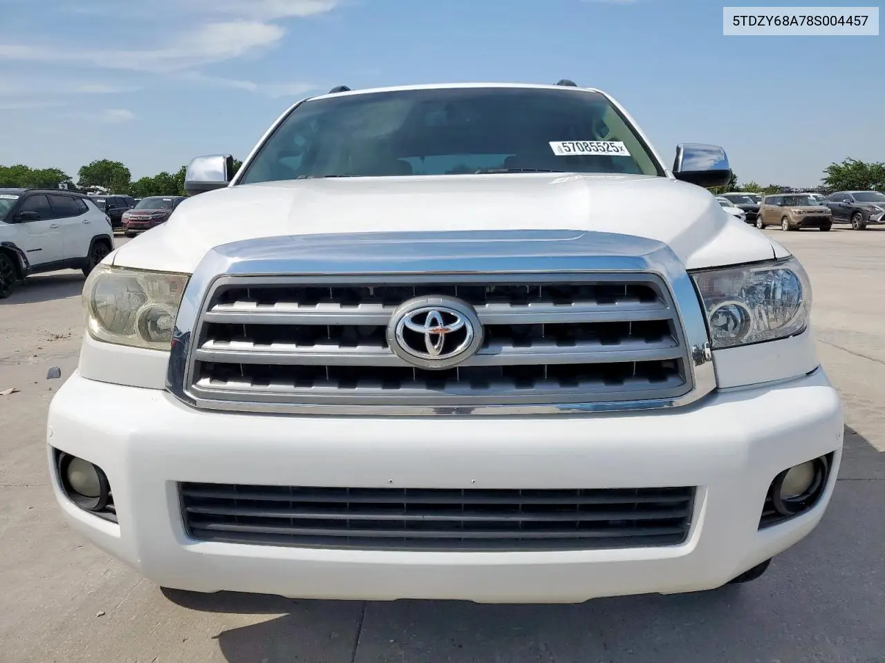 2008 Toyota Sequoia Limited VIN: 5TDZY68A78S004457 Lot: 57085525