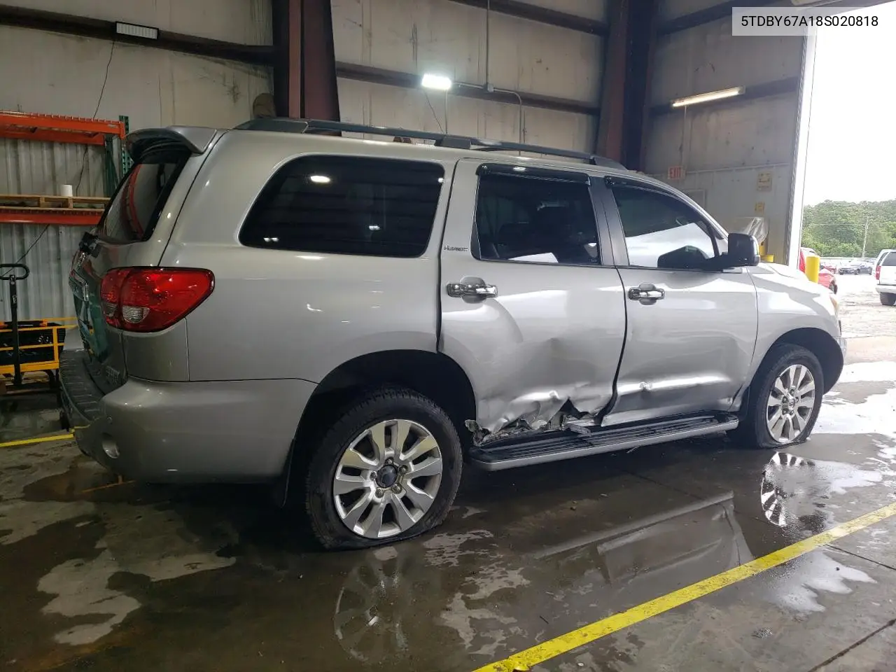 2008 Toyota Sequoia Platinum VIN: 5TDBY67A18S020818 Lot: 59889015