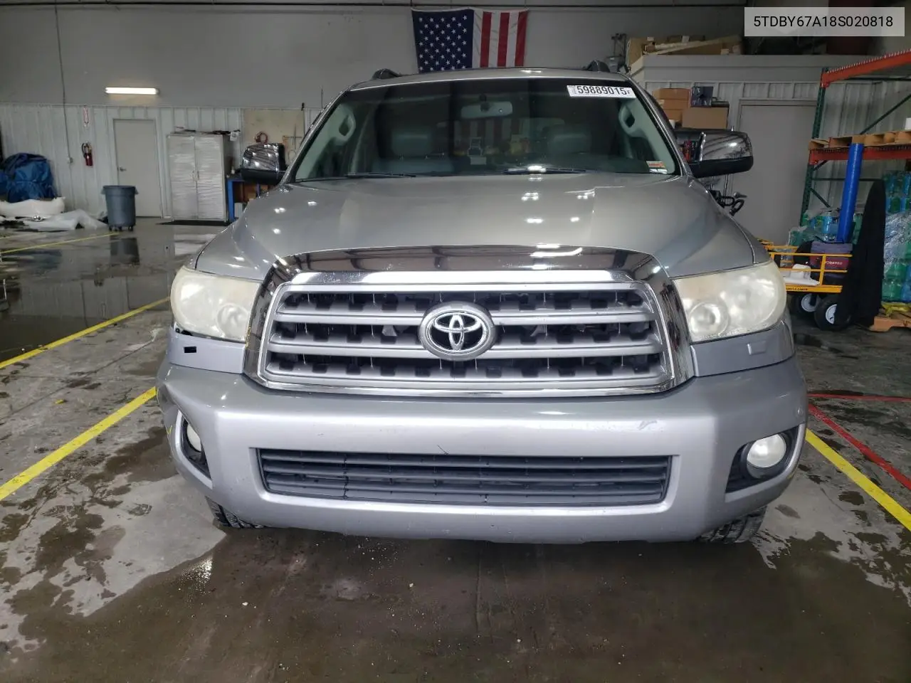 2008 Toyota Sequoia Platinum VIN: 5TDBY67A18S020818 Lot: 59889015