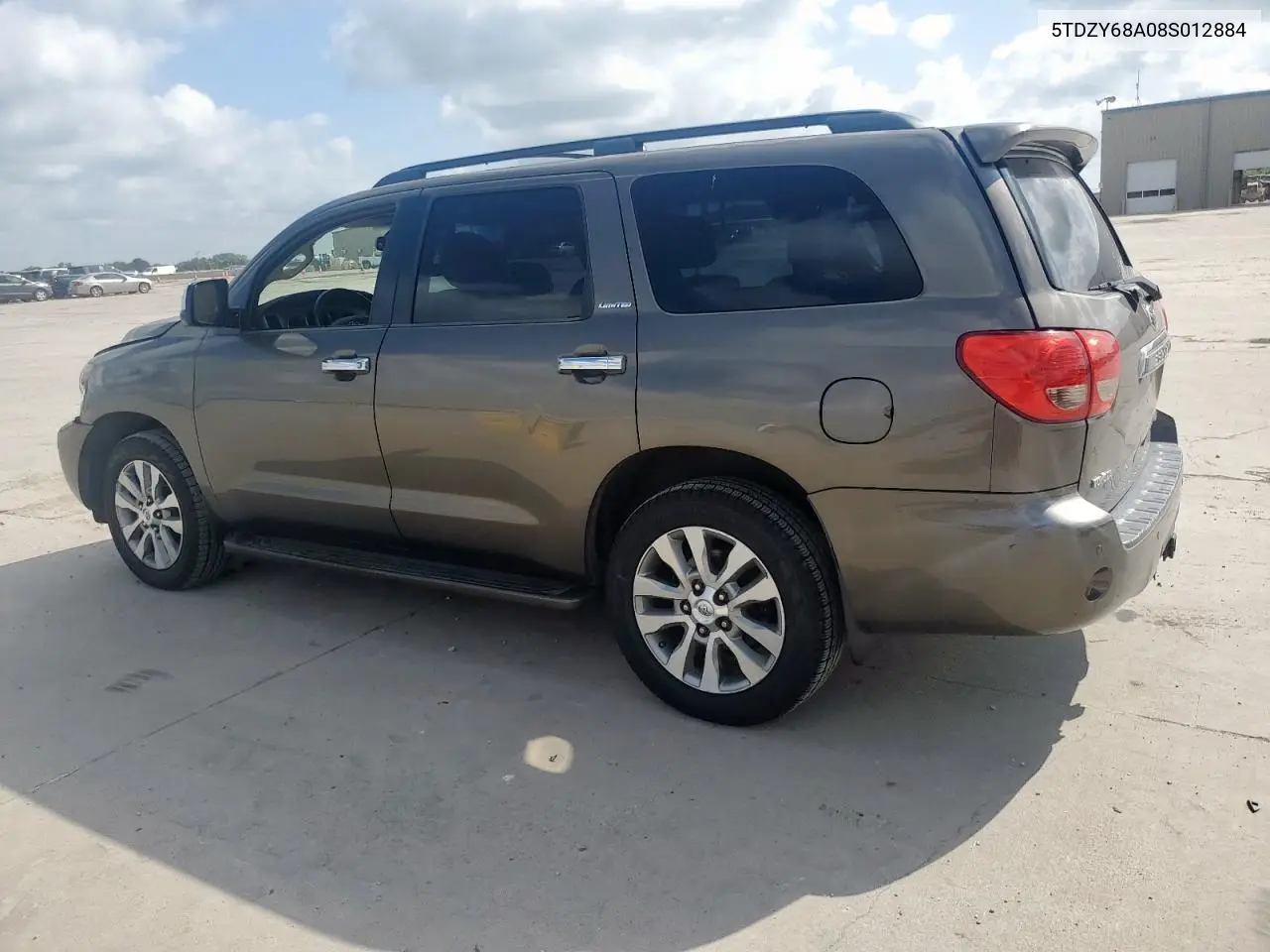 2008 Toyota Sequoia Limited VIN: 5TDZY68A08S012884 Lot: 61466215