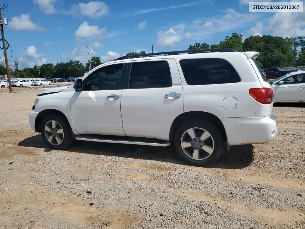 2008 Toyota Sequoia Limited VIN: 5TDZY68A28S010067 Lot: 61662295
