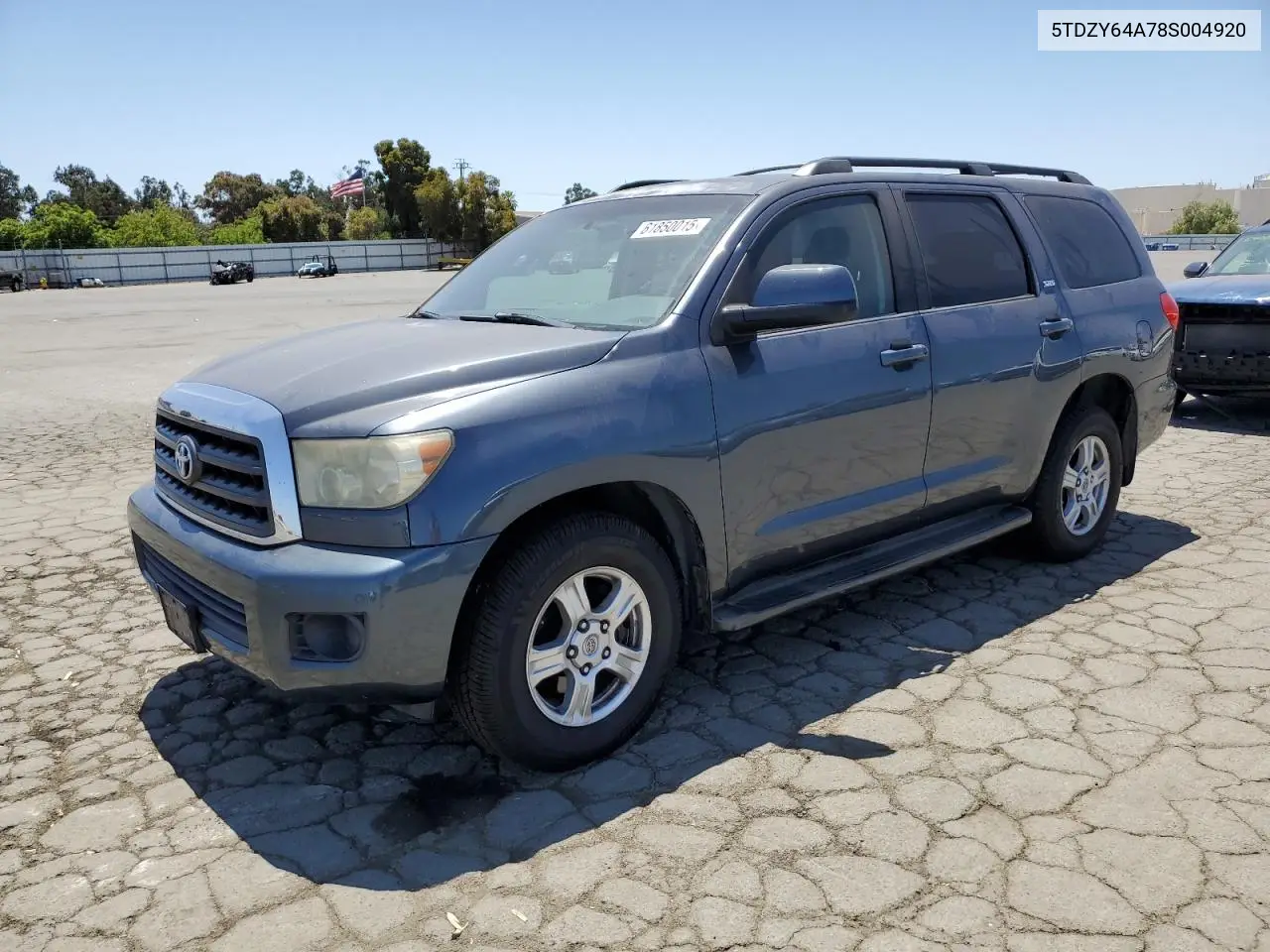 2008 Toyota Sequoia Sr5 VIN: 5TDZY64A78S004920 Lot: 61850015