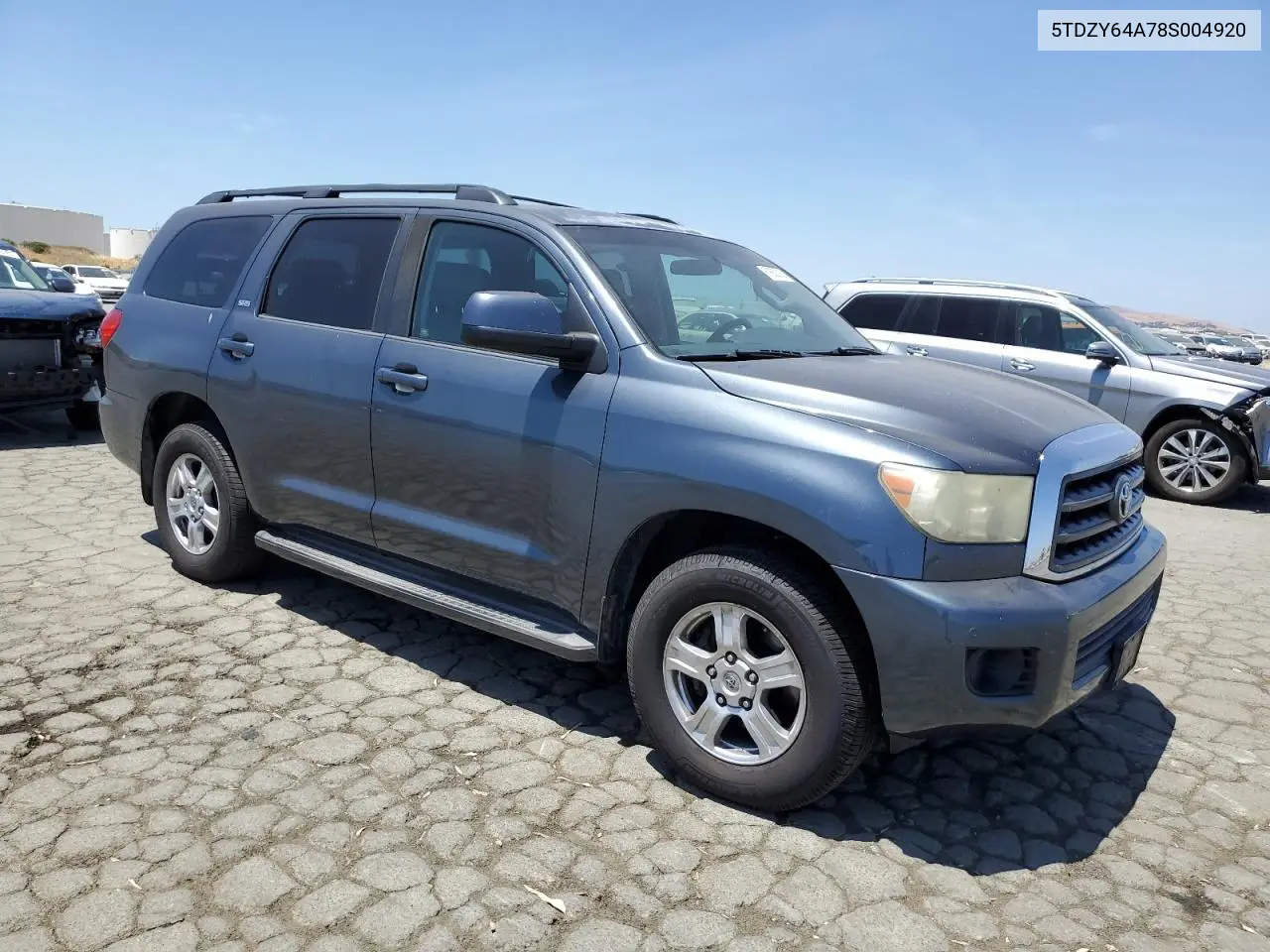 2008 Toyota Sequoia Sr5 VIN: 5TDZY64A78S004920 Lot: 61850015