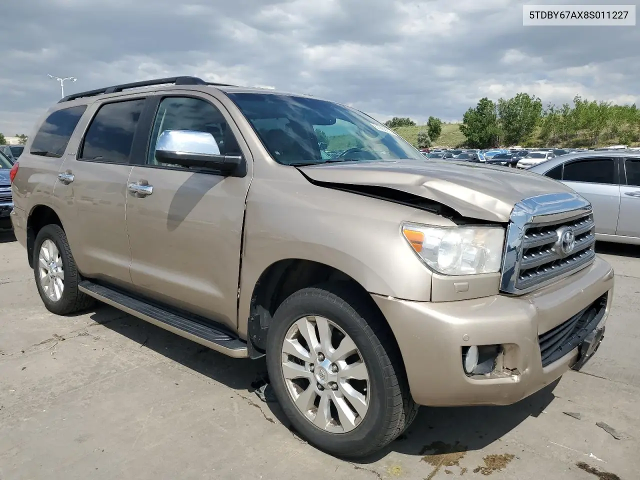 2008 Toyota Sequoia Platinum VIN: 5TDBY67AX8S011227 Lot: 61862915