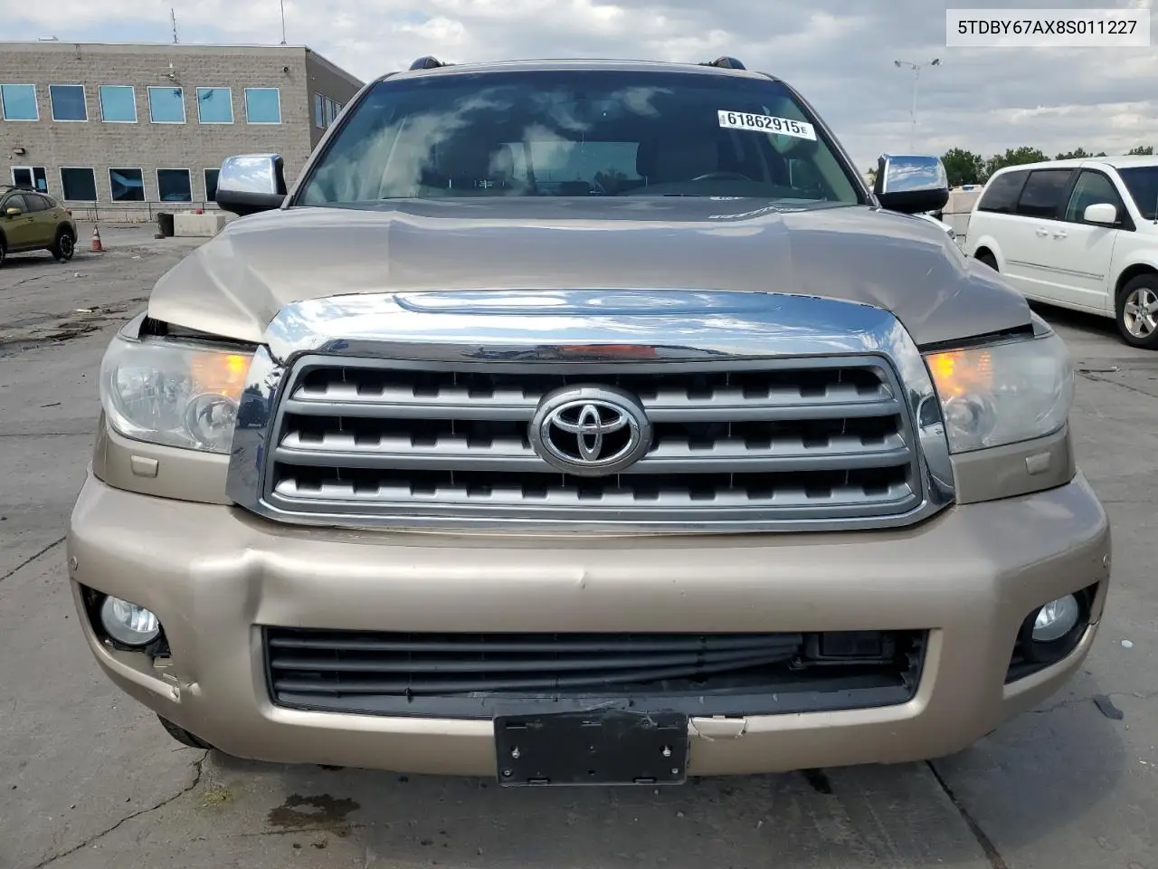 2008 Toyota Sequoia Platinum VIN: 5TDBY67AX8S011227 Lot: 61862915