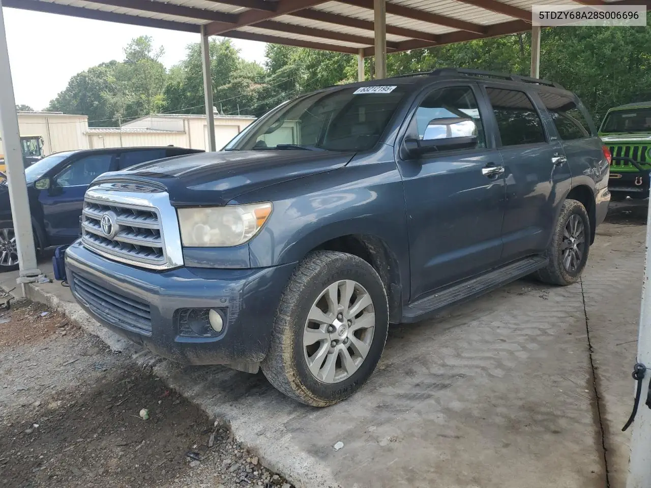 2008 Toyota Sequoia Limited VIN: 5TDZY68A28S006696 Lot: 63212195