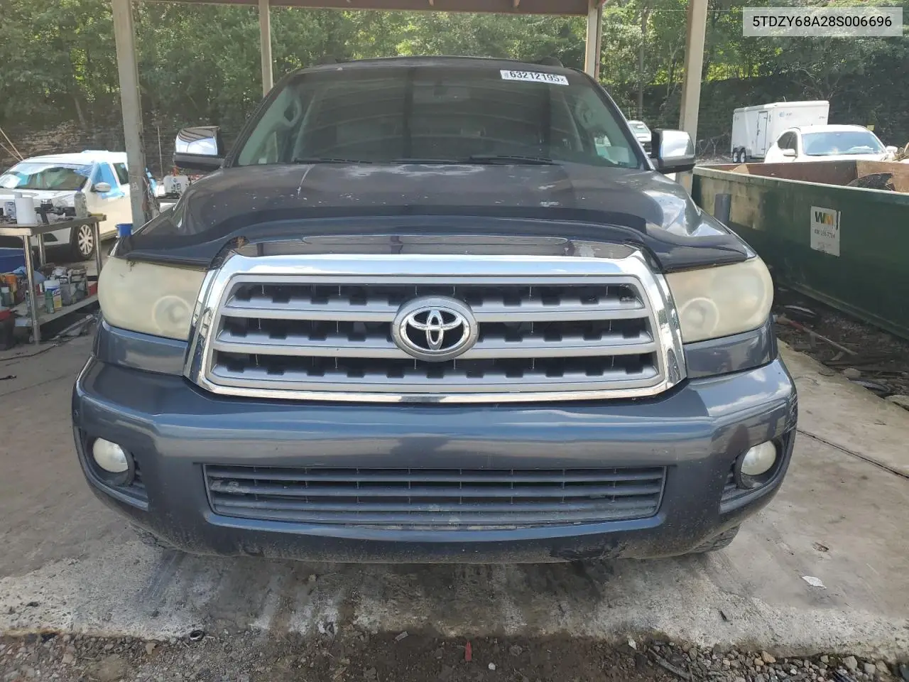 2008 Toyota Sequoia Limited VIN: 5TDZY68A28S006696 Lot: 63212195