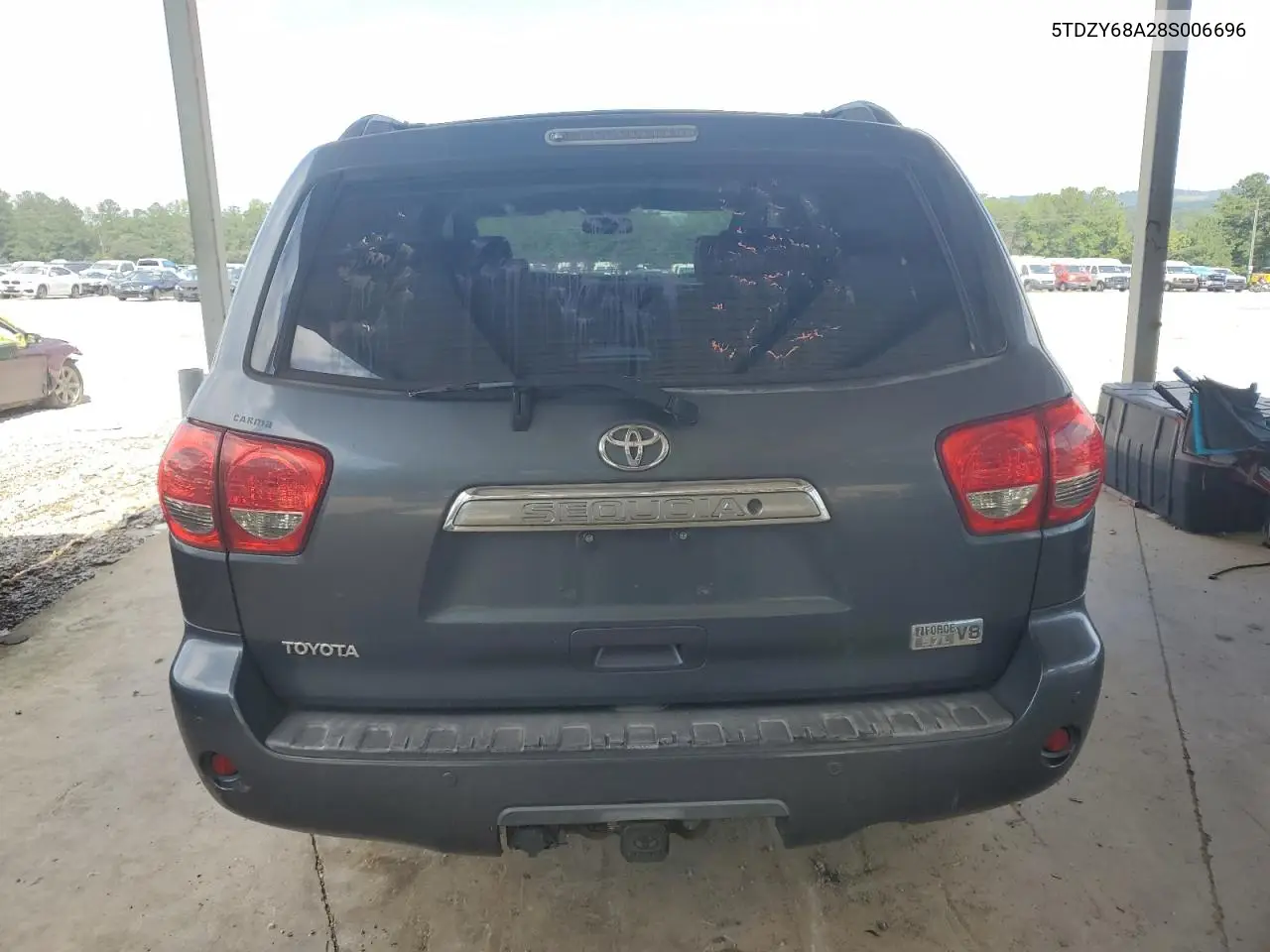 2008 Toyota Sequoia Limited VIN: 5TDZY68A28S006696 Lot: 63212195