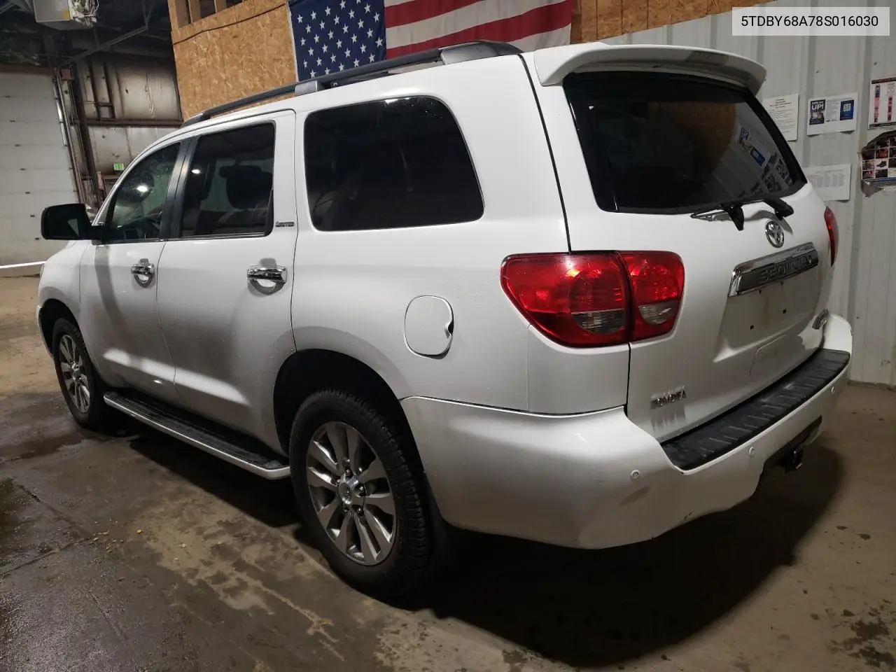 2008 Toyota Sequoia Limited VIN: 5TDBY68A78S016030 Lot: 63275085