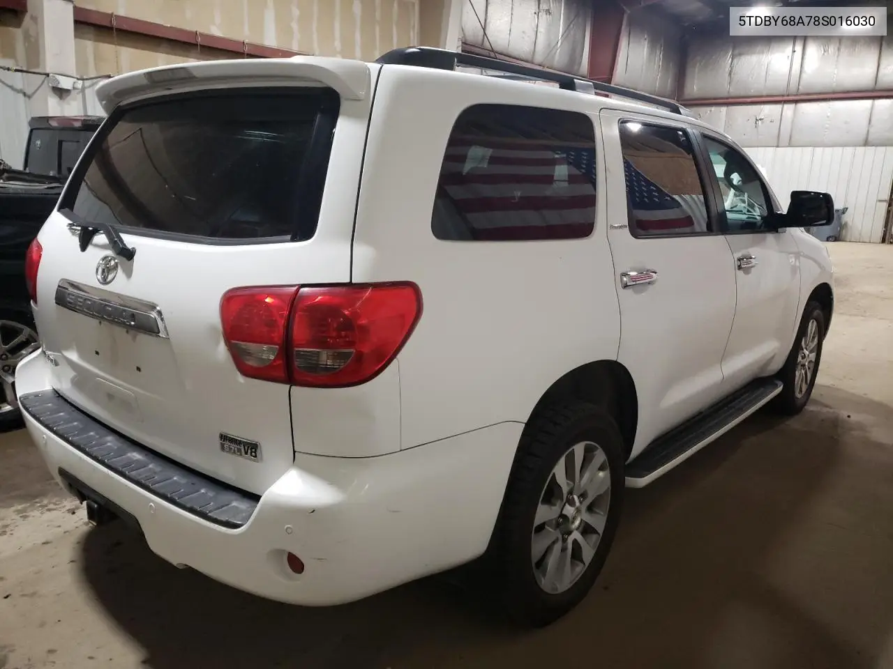 2008 Toyota Sequoia Limited VIN: 5TDBY68A78S016030 Lot: 63275085