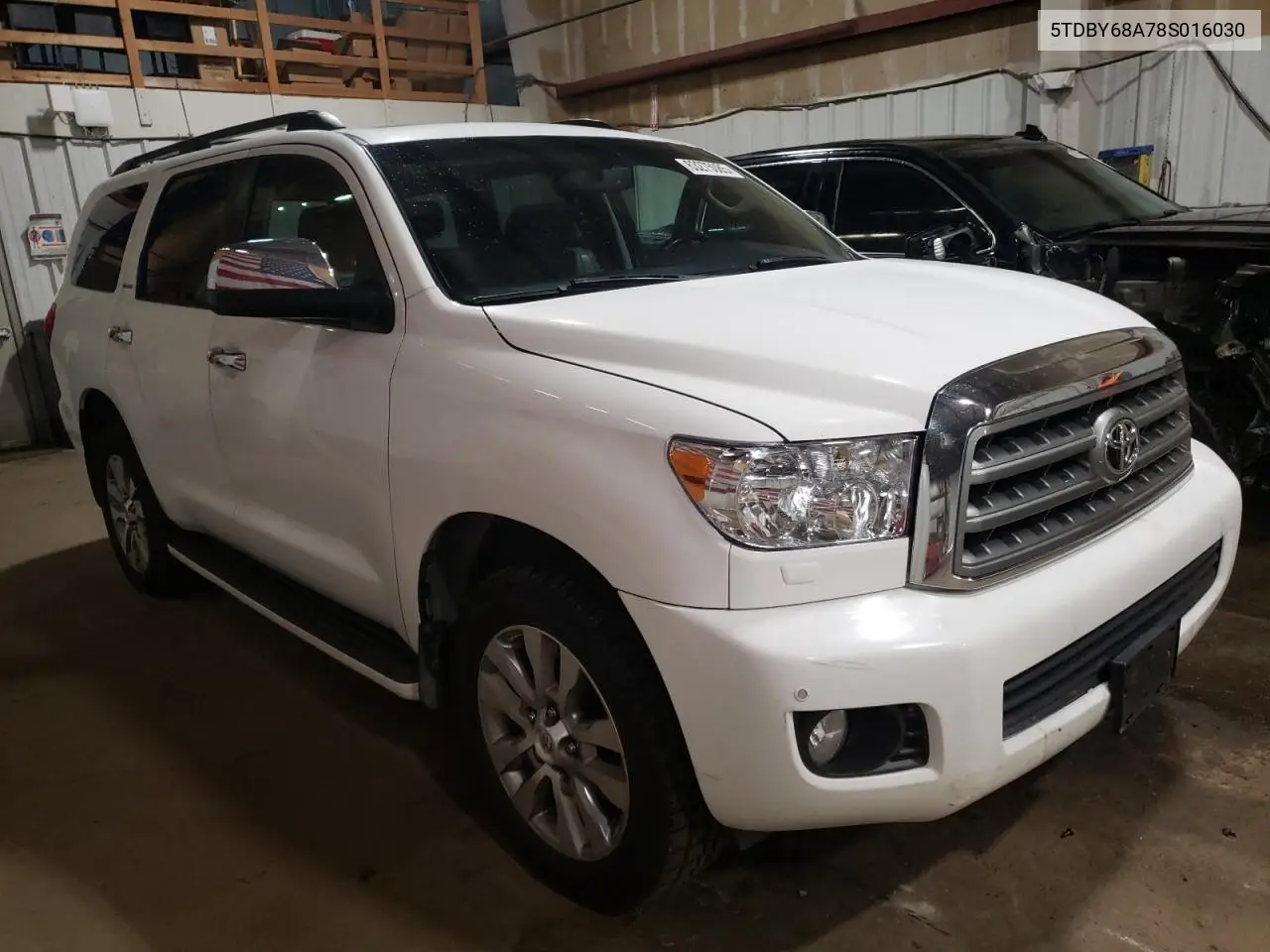 2008 Toyota Sequoia Limited VIN: 5TDBY68A78S016030 Lot: 63275085