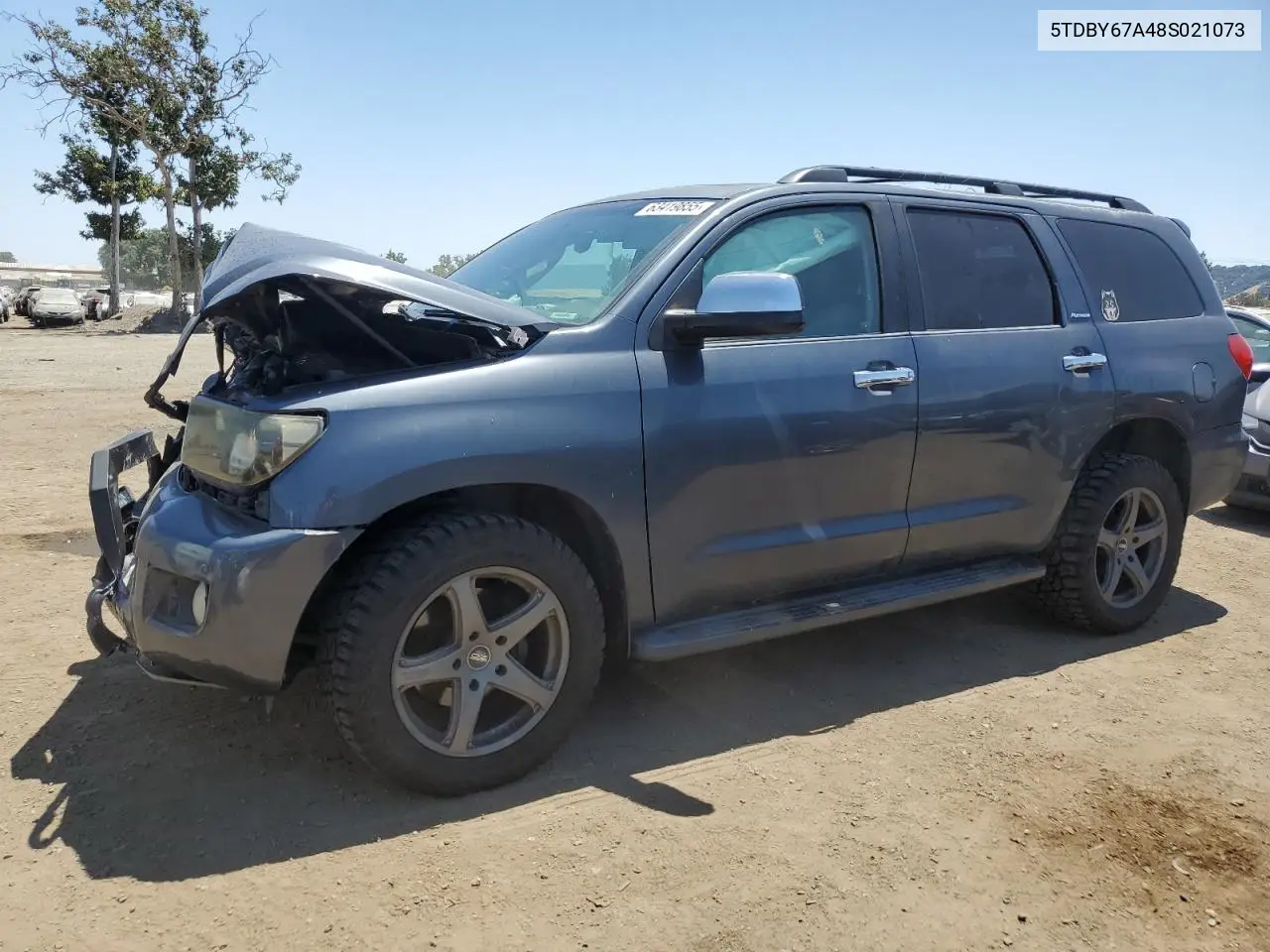 2008 Toyota Sequoia Platinum VIN: 5TDBY67A48S021073 Lot: 63419855