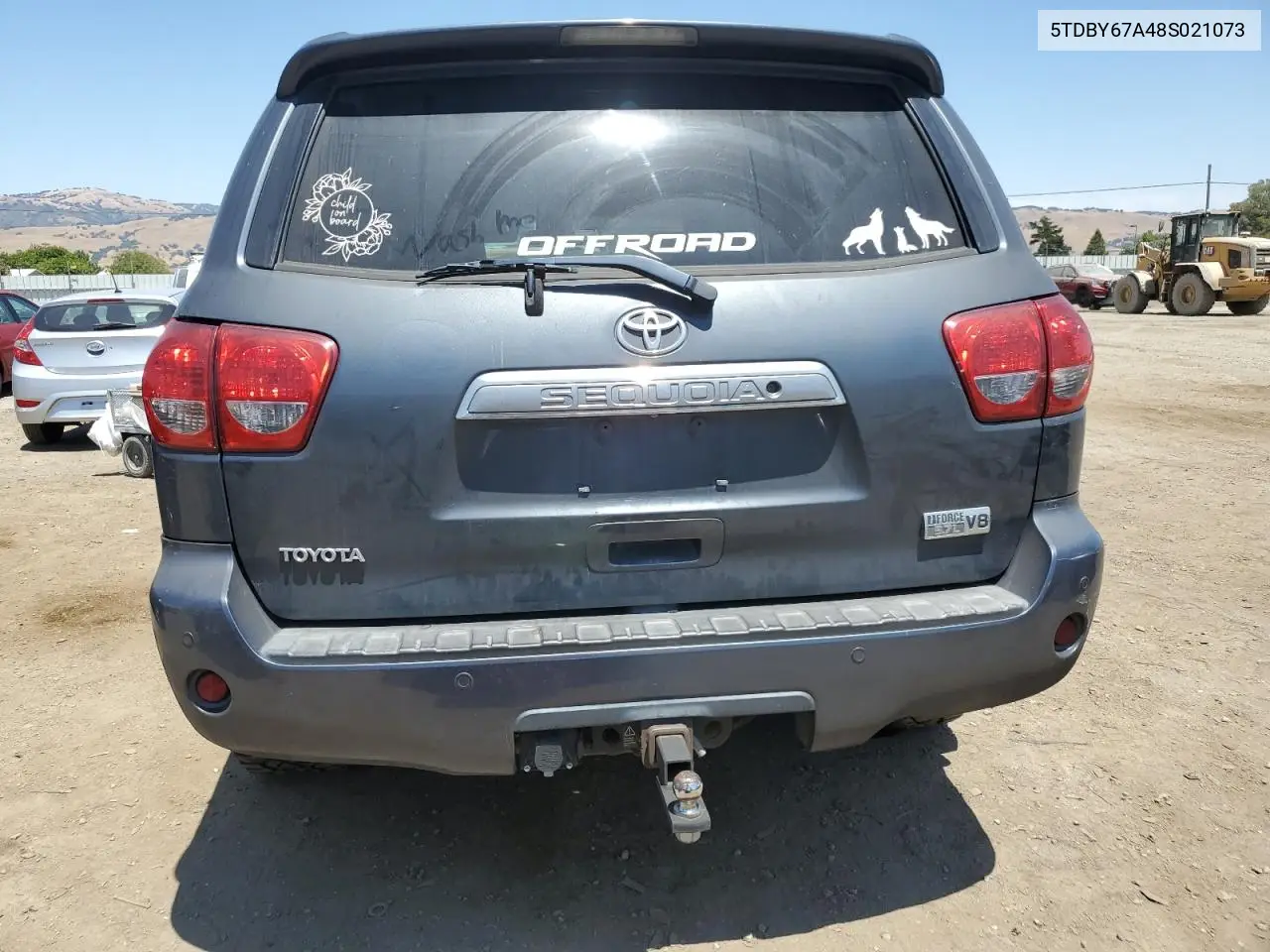 2008 Toyota Sequoia Platinum VIN: 5TDBY67A48S021073 Lot: 63419855