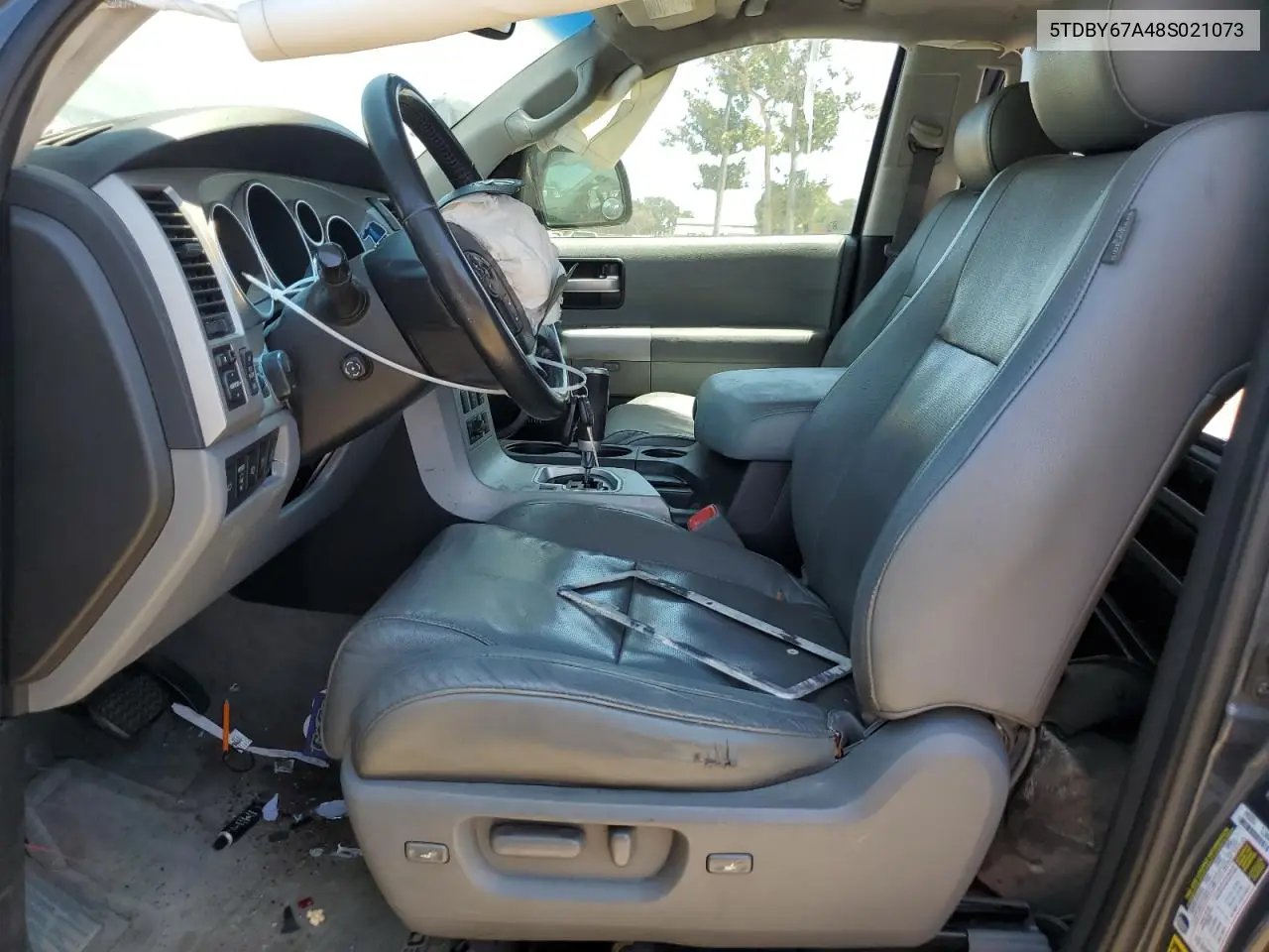2008 Toyota Sequoia Platinum VIN: 5TDBY67A48S021073 Lot: 63419855