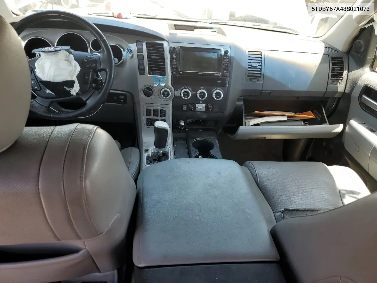 2008 Toyota Sequoia Platinum VIN: 5TDBY67A48S021073 Lot: 63419855