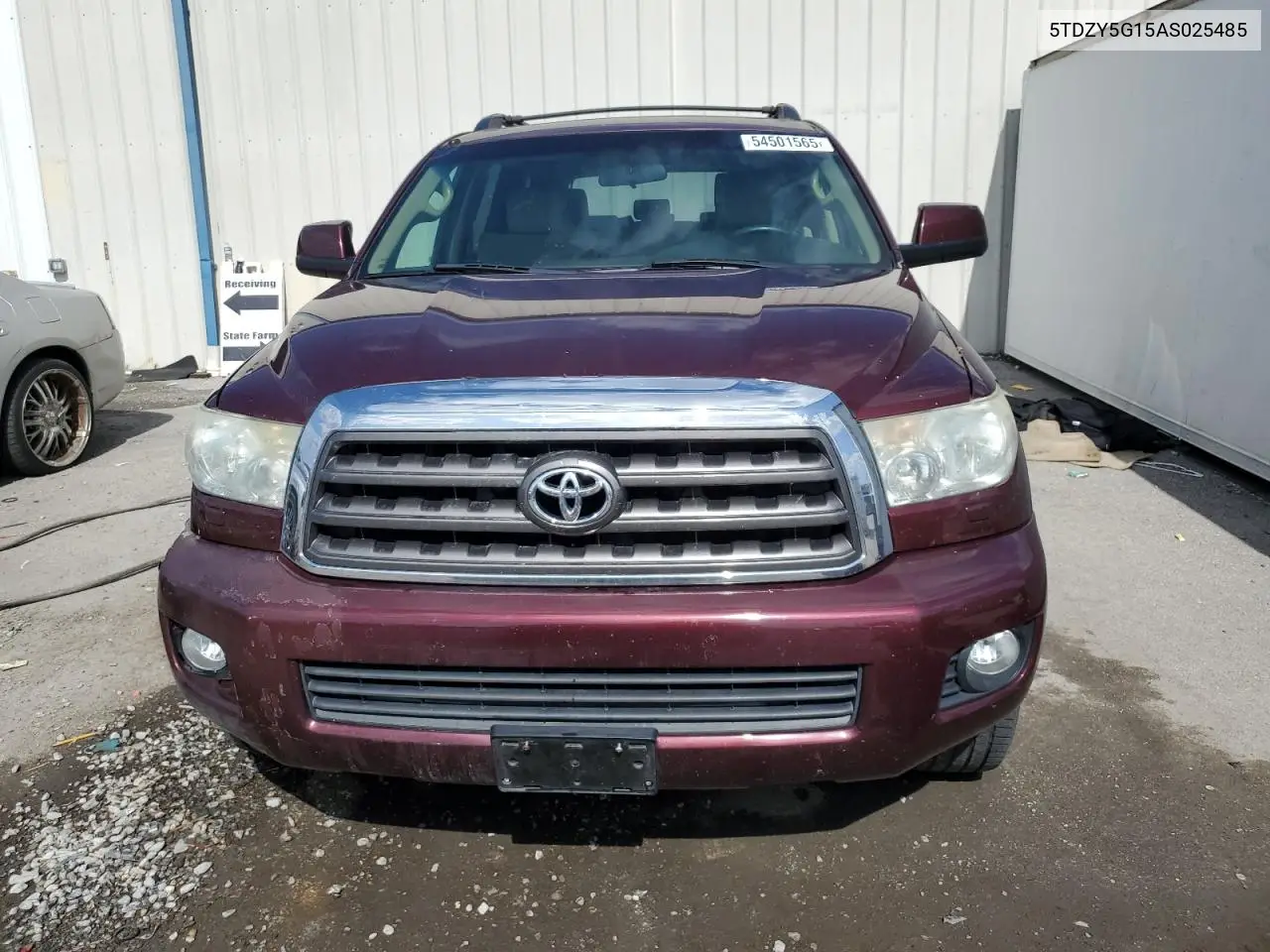 2010 Toyota Sequoia Sr5 VIN: 5TDZY5G15AS025485 Lot: 54501565