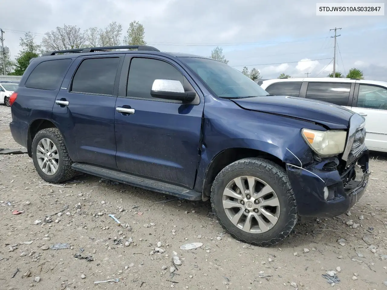 2010 Toyota Sequoia Limited VIN: 5TDJW5G10AS032847 Lot: 56580755