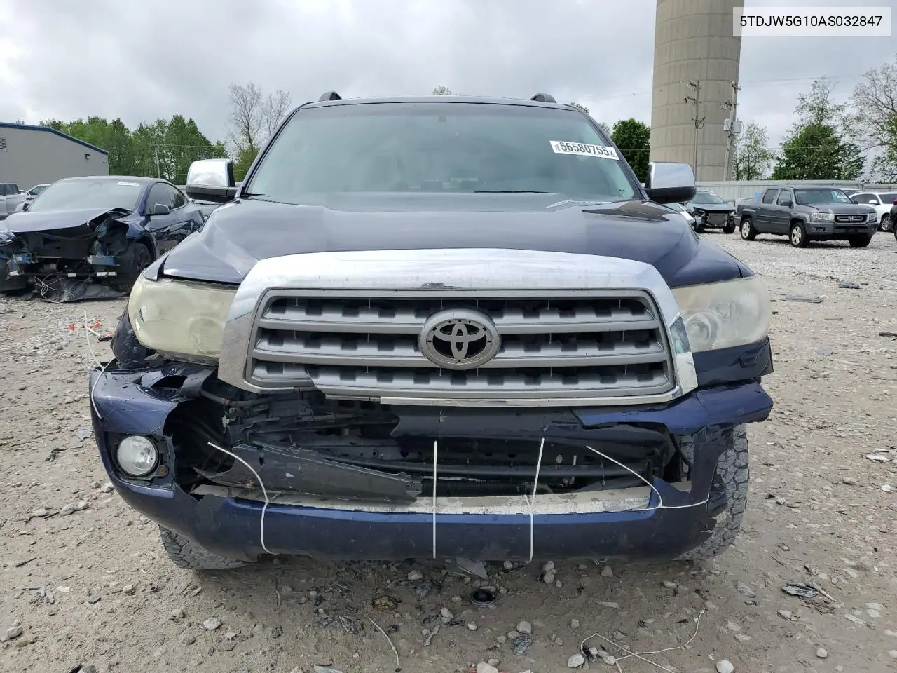 2010 Toyota Sequoia Limited VIN: 5TDJW5G10AS032847 Lot: 56580755