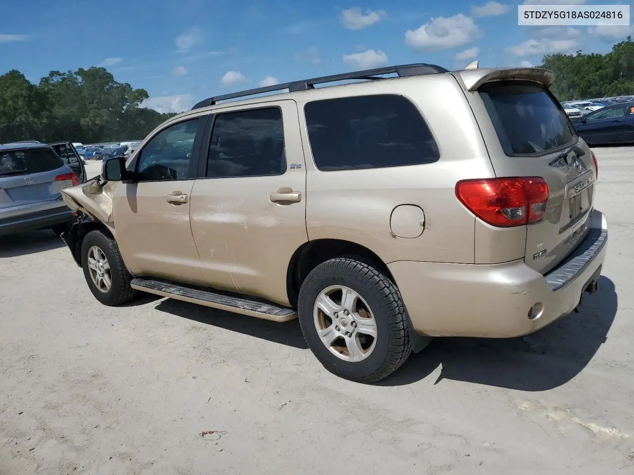 2010 Toyota Sequoia Sr5 VIN: 5TDZY5G18AS024816 Lot: 60921885