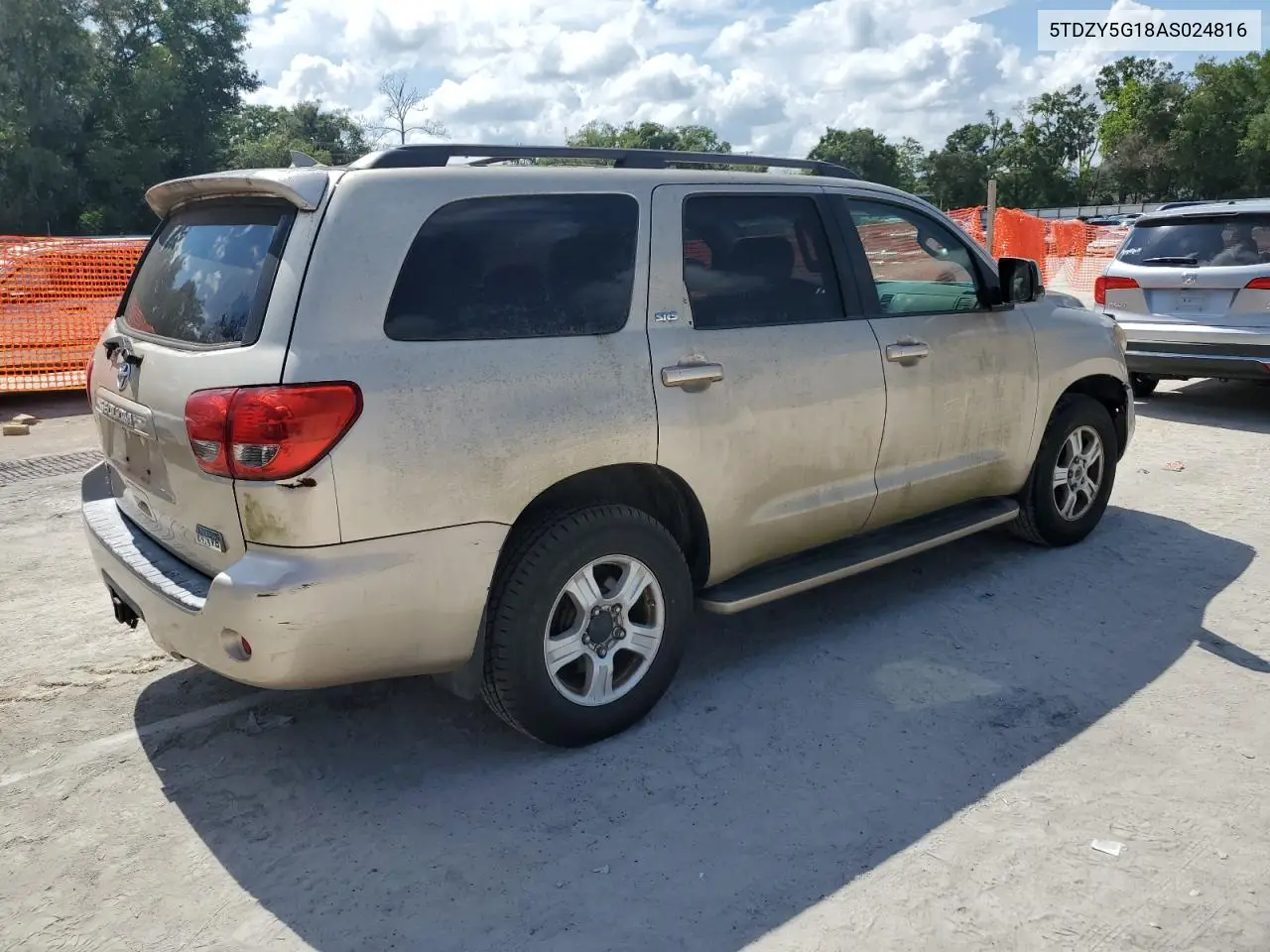 2010 Toyota Sequoia Sr5 VIN: 5TDZY5G18AS024816 Lot: 60921885