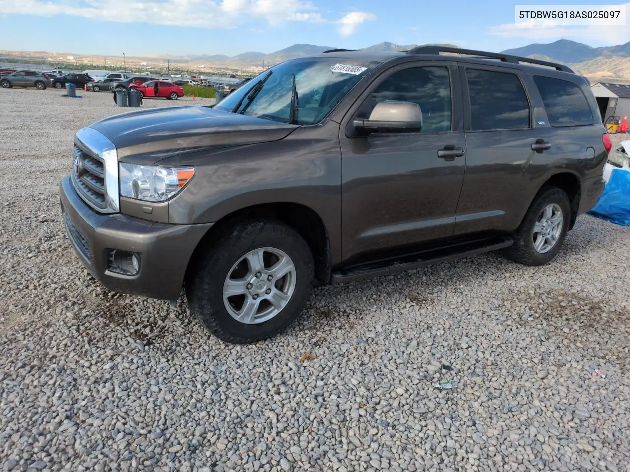 2010 Toyota Sequoia Sr5 VIN: 5TDBW5G18AS025097 Lot: 61816585