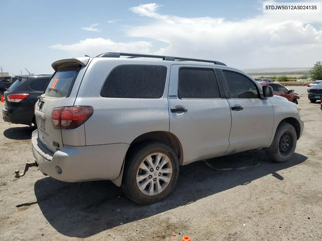 2010 Toyota Sequoia Limited VIN: 5TDJW5G12AS024135 Lot: 61840125