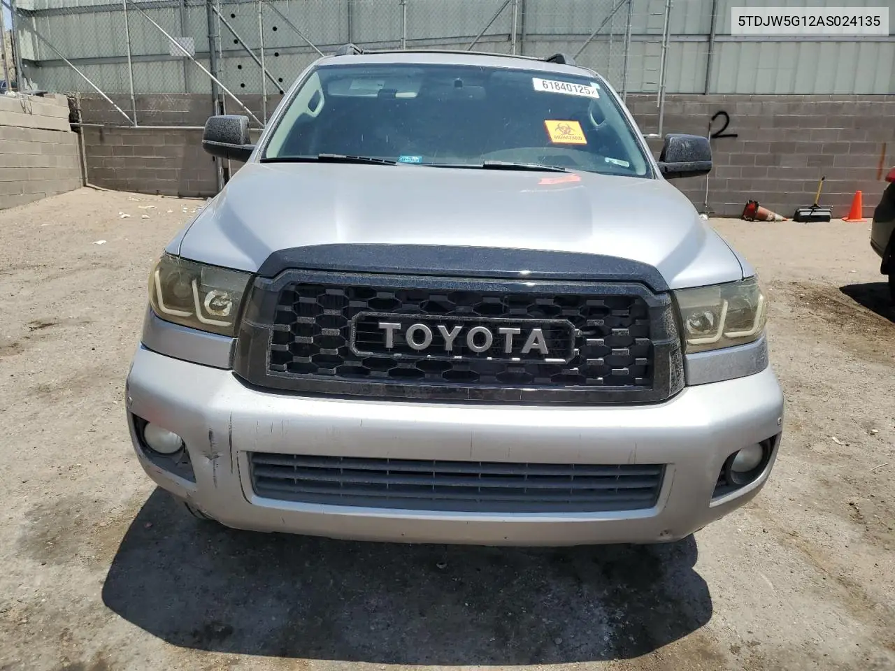 2010 Toyota Sequoia Limited VIN: 5TDJW5G12AS024135 Lot: 61840125