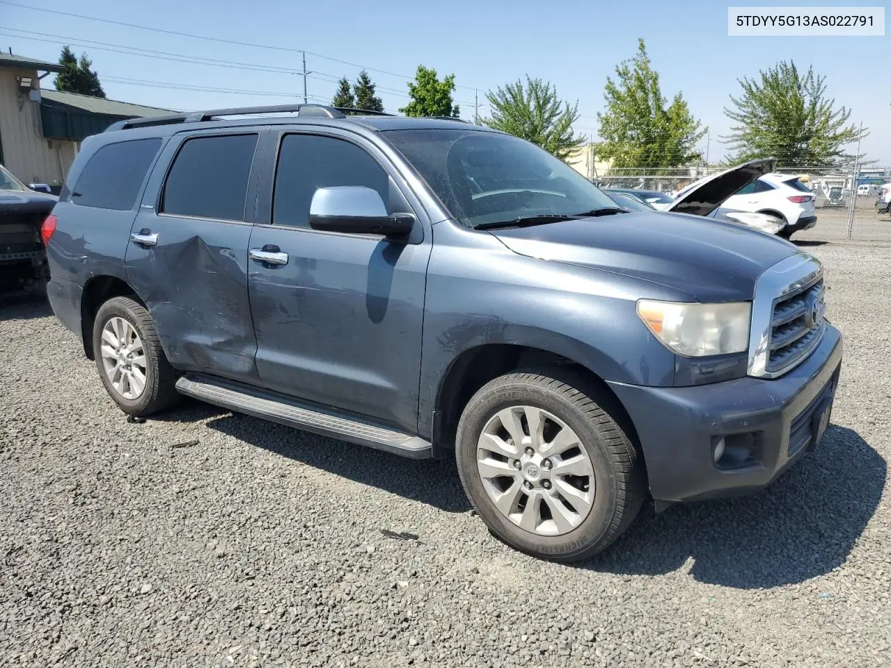 2010 Toyota Sequoia Platinum VIN: 5TDYY5G13AS022791 Lot: 61993845