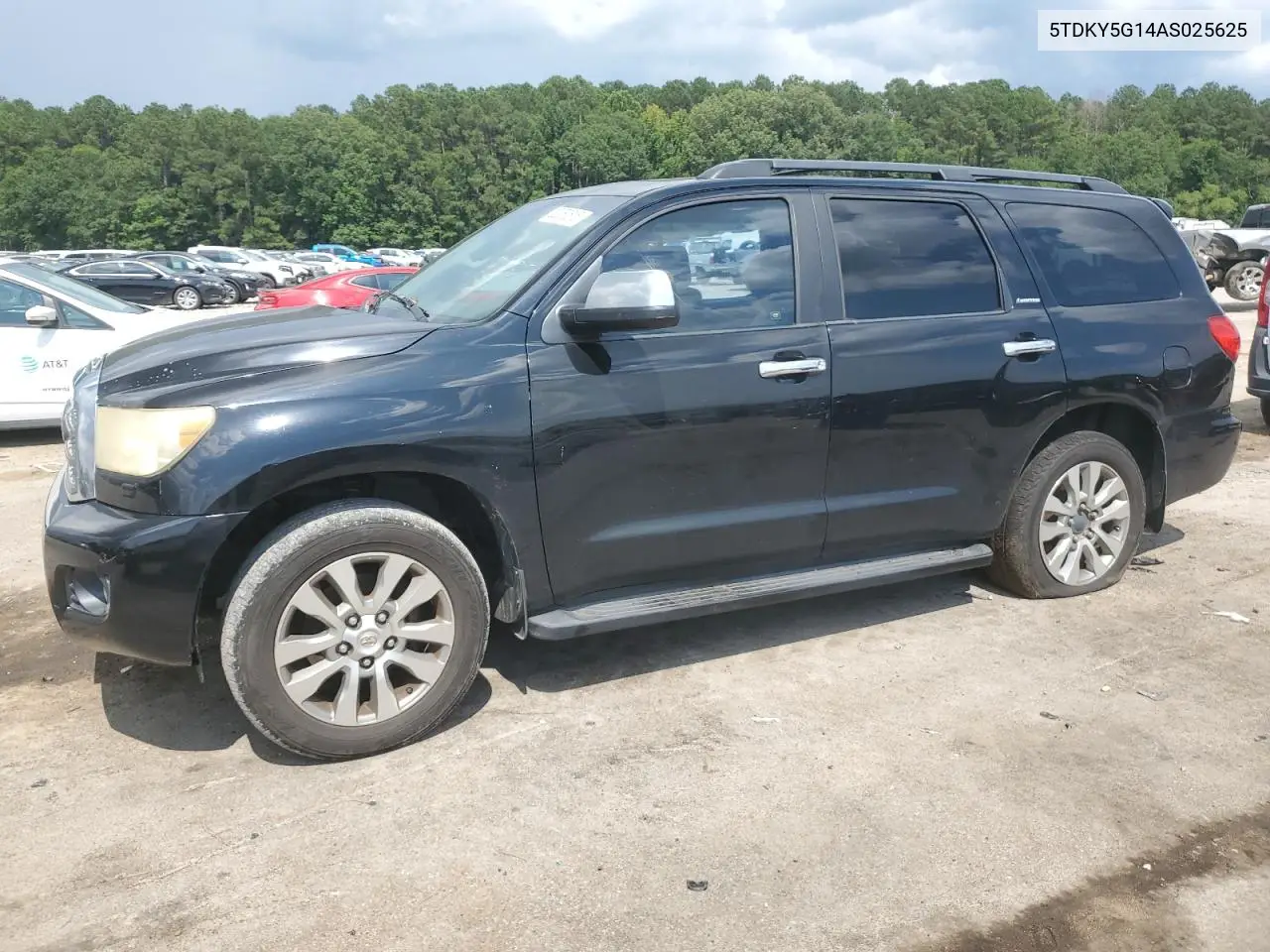 2010 Toyota Sequoia Limited VIN: 5TDKY5G14AS025625 Lot: 62260515