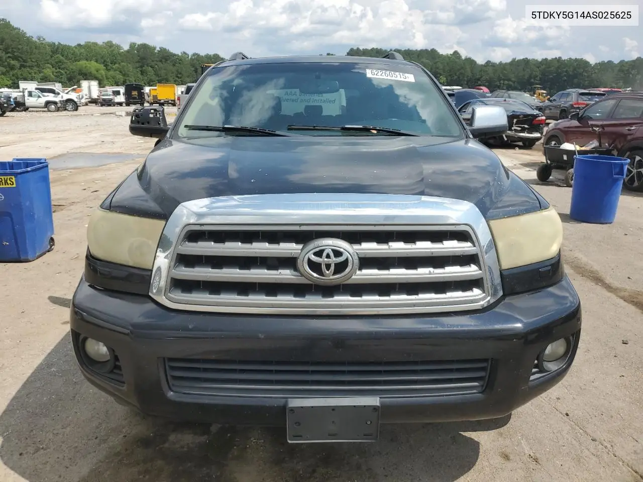 2010 Toyota Sequoia Limited VIN: 5TDKY5G14AS025625 Lot: 62260515