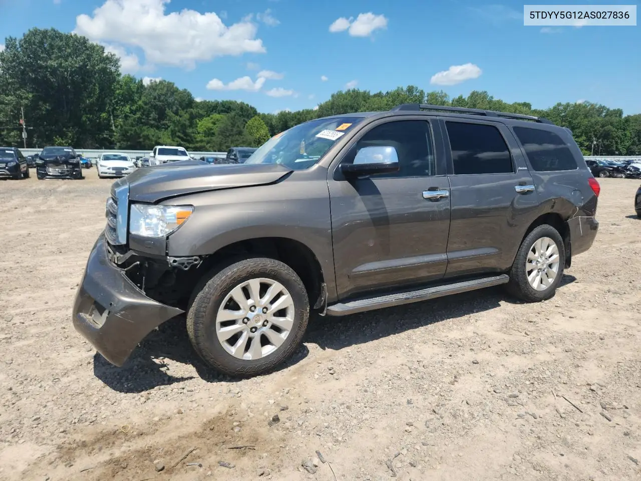 2010 Toyota Sequoia Platinum VIN: 5TDYY5G12AS027836 Lot: 62352885