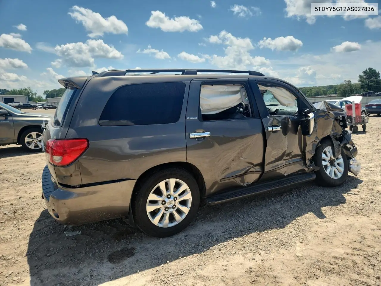 2010 Toyota Sequoia Platinum VIN: 5TDYY5G12AS027836 Lot: 62352885