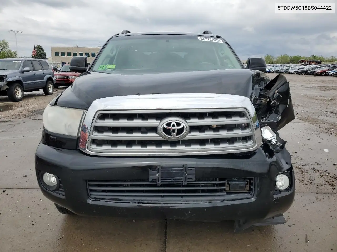 2011 Toyota Sequoia Platinum VIN: 5TDDW5G18BS044422 Lot: 55972345