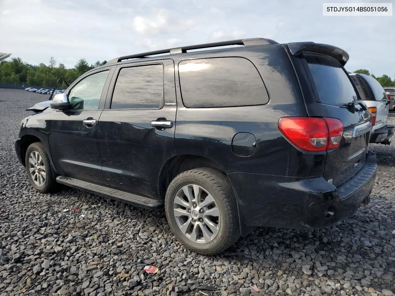 2011 Toyota Sequoia Limited VIN: 5TDJY5G14BS051056 Lot: 62233085
