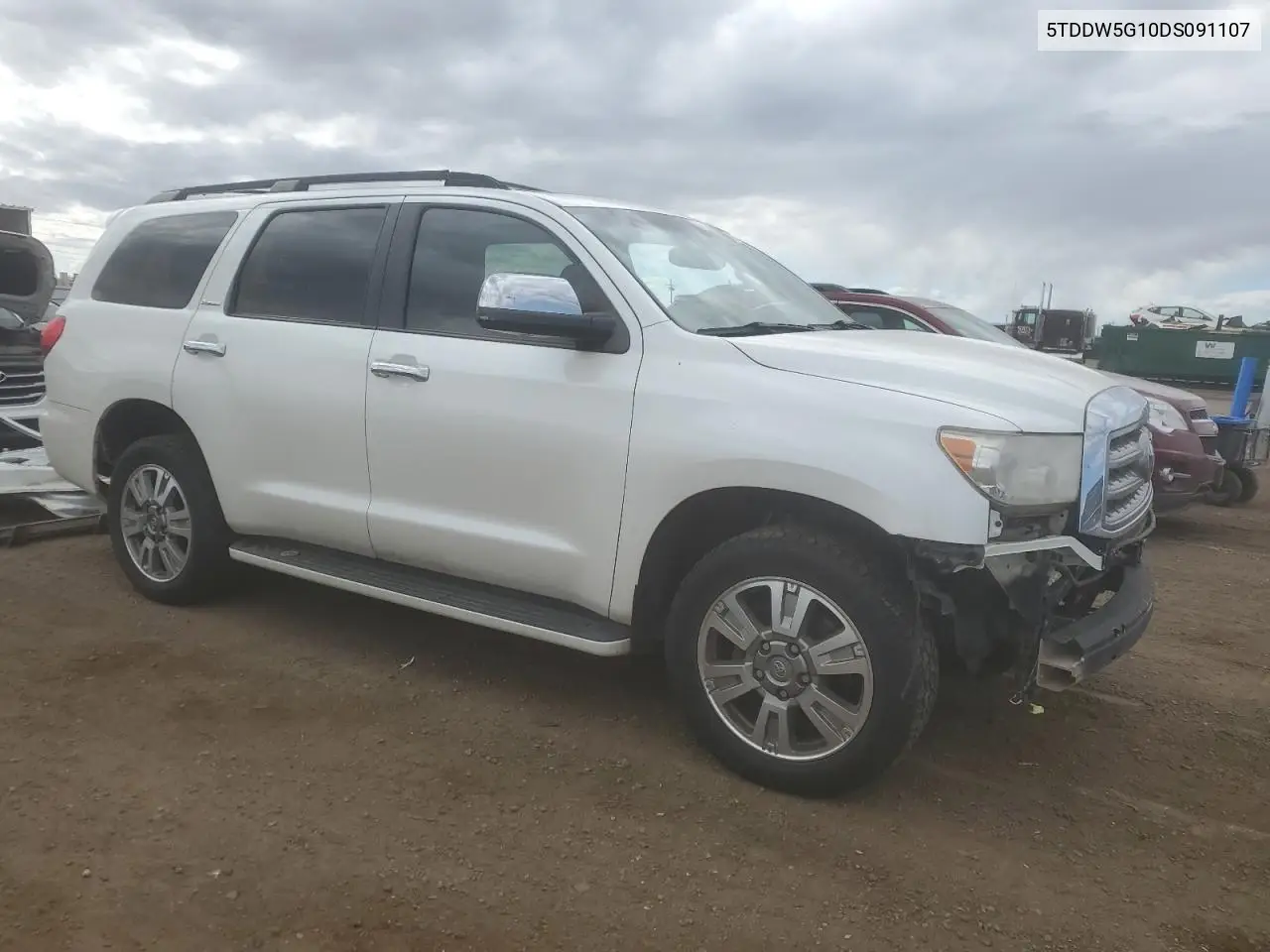 2013 Toyota Sequoia Platinum VIN: 5TDDW5G10DS091107 Lot: 53121685