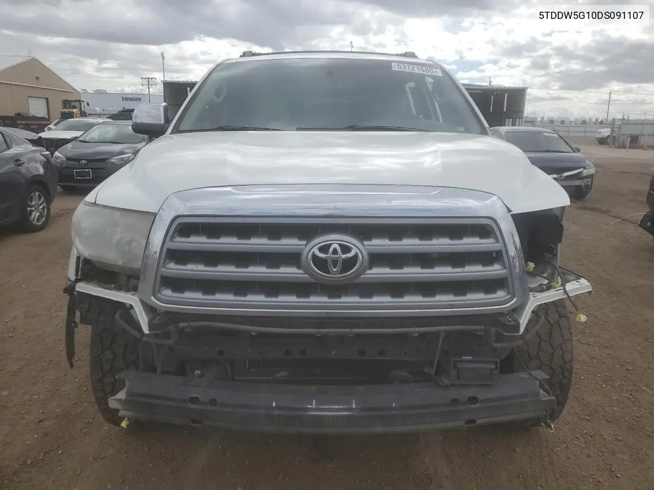 2013 Toyota Sequoia Platinum VIN: 5TDDW5G10DS091107 Lot: 53121685