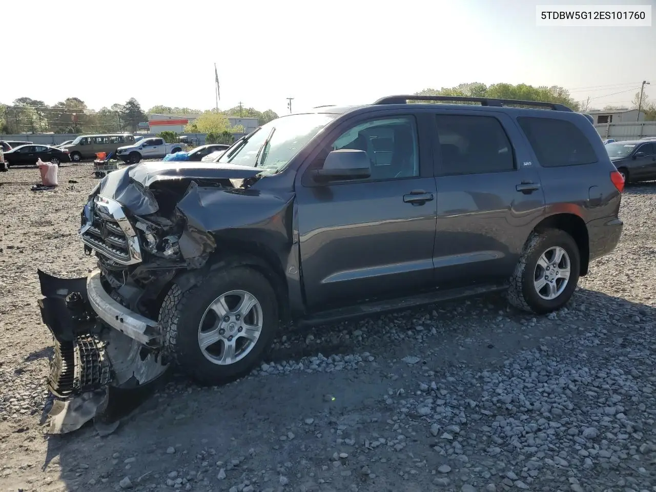 2014 Toyota Sequoia Sr5 VIN: 5TDBW5G12ES101760 Lot: 51377695