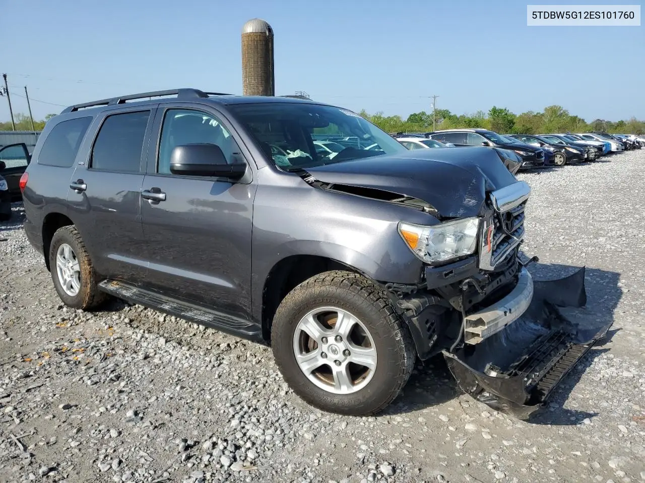 2014 Toyota Sequoia Sr5 VIN: 5TDBW5G12ES101760 Lot: 51377695
