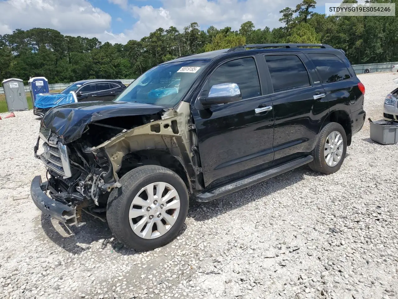 2014 Toyota Sequoia Platinum VIN: 5TDYY5G19ES054246 Lot: 56519185