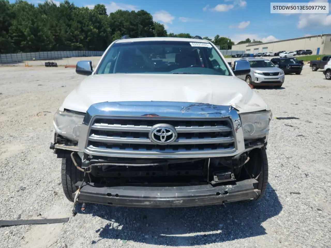 2014 Toyota Sequoia Platinum VIN: 5TDDW5G13ES097792 Lot: 62825405
