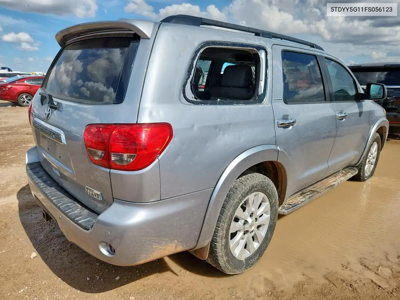 2015 Toyota Sequoia Platinum VIN: 5TDYY5G11FS056123 Lot: 62230685