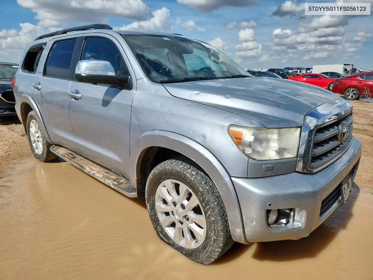 2015 Toyota Sequoia Platinum VIN: 5TDYY5G11FS056123 Lot: 62230685