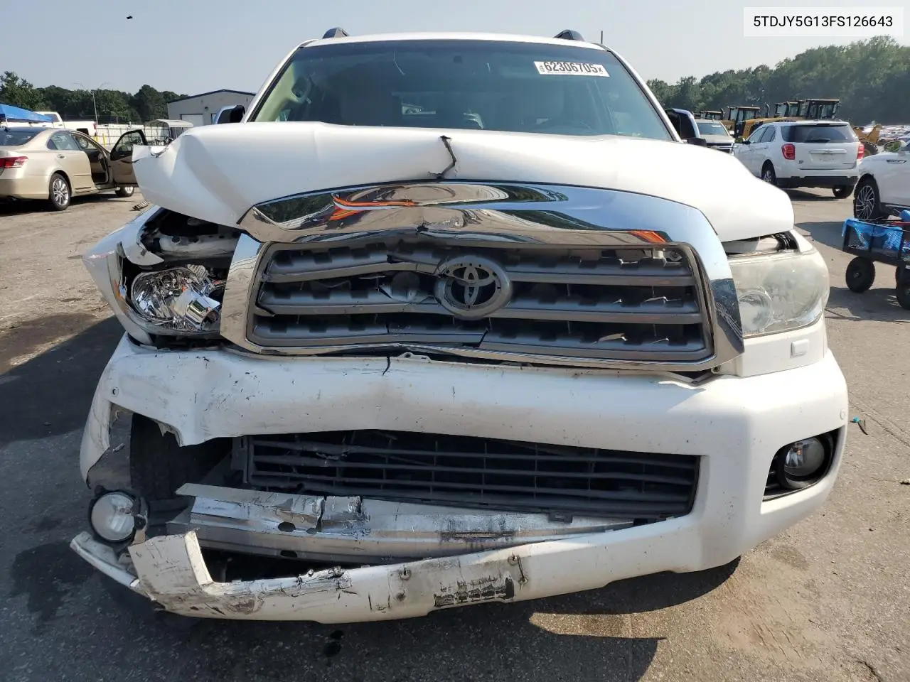 2015 Toyota Sequoia Limited VIN: 5TDJY5G13FS126643 Lot: 62306705